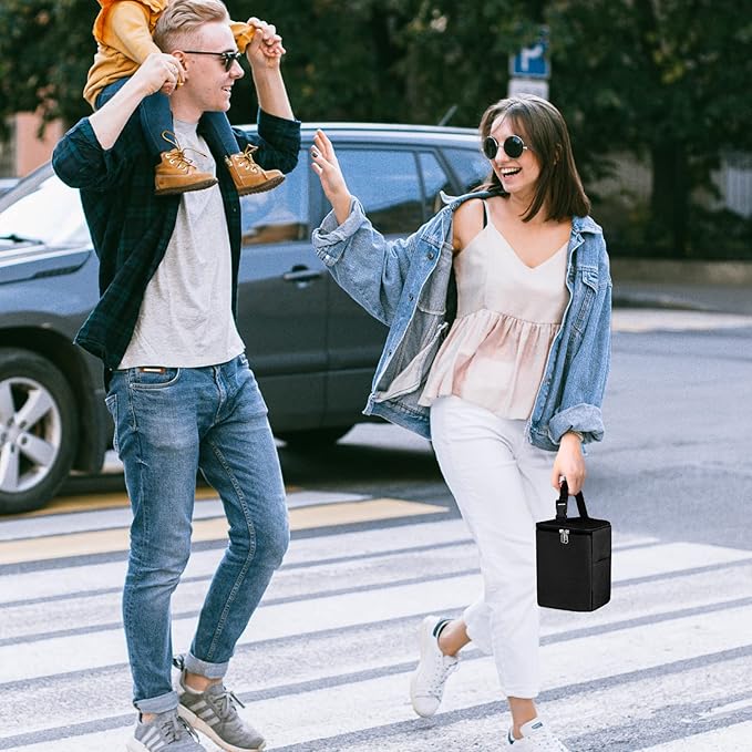 Accmor Breastmilk Cooler Bag, Baby Bottle Cooler Bags, Insulated Tote Bags On The Go, Fits 4 Large 8oz Bottles, for Nursing Mom Daycare Travel-CubbioJoy