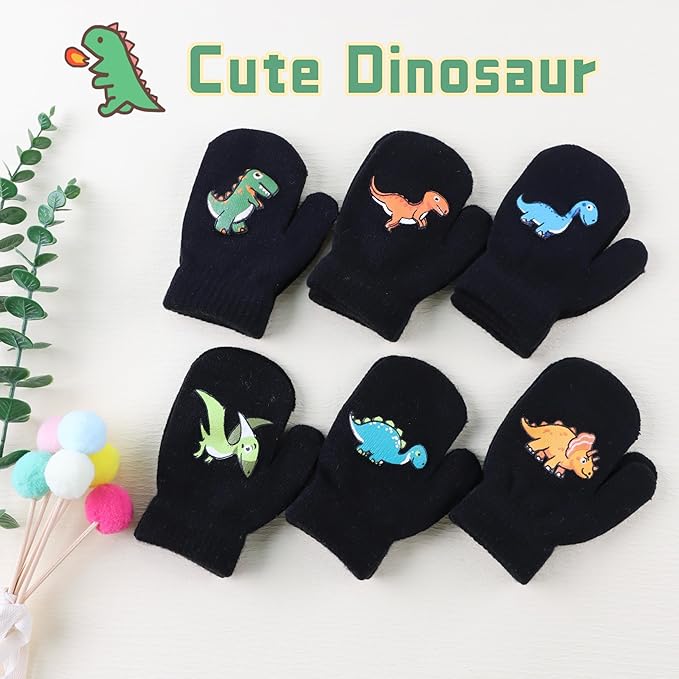 Baby Winter Mittens Toddler Stretch Knit Gloves Magic Warm Glove for Baby Boys Girls-CubbioJoy