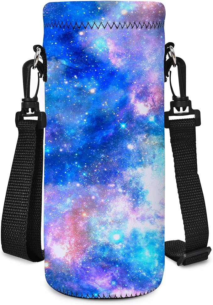 AUPET Water Bottle Bag Carrier,24oz/32oz Insulated Neoprene bottle Sling Holder Case Pouch Cover for 1000ML/750ML Bottles with Shoulder Strap for walking-CubbioJoy