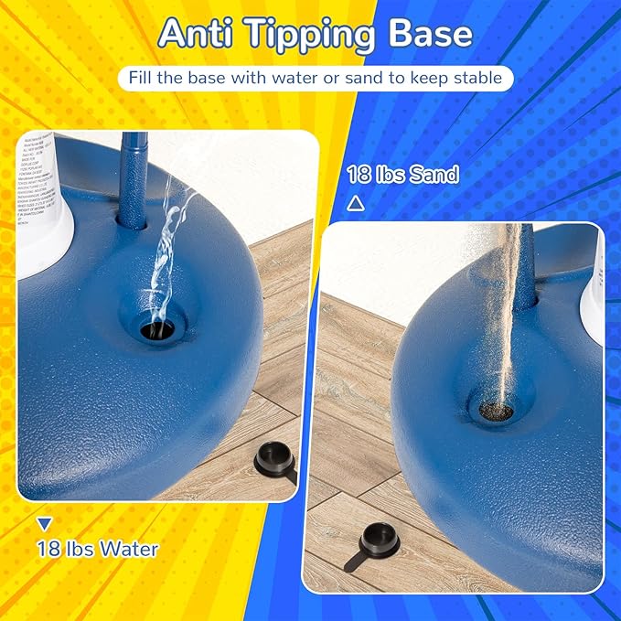 Costzon Kids Basketball Hoop, 4-in-1 Toddler Sports Activity Center with 5 Adjustable Height, Basketball Golf Toss Ring Dart Board Game Set, Indoor Outdoor Toddler Basketball Hoop, Gift for Boys Girls-CubbioJoy