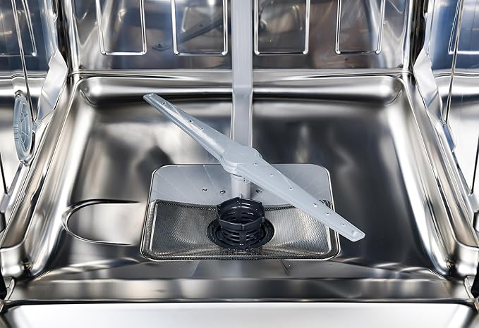 Kenmore 24" Built-in Stainless Steel Tub Dishwasher EasyFlex 3rd, SmartWash, UltraWash, TurboDry, MoreSpace Plus Adjustable Rack, Energy Star Certified, White-CubbioJoy