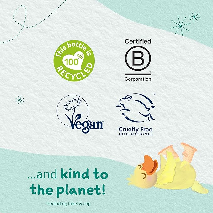 Childs Farm Baby Body Wash, Unfragranced, Gently Cleanses, Suitable for Newborns with Dry, Sensitive and Eczema-prone Skin, 8.4 Fl Oz-CubbioJoy