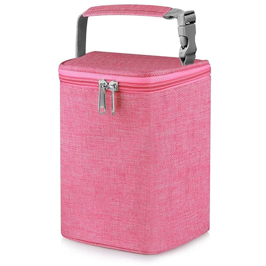 Accmor Breastmilk Cooler Bag, Baby Bottle Cooler Bags, Insulated Tote Bags On The Go, Fits 4 Large 8oz Bottles, for Nursing Mom Daycare Travel-CubbioJoy