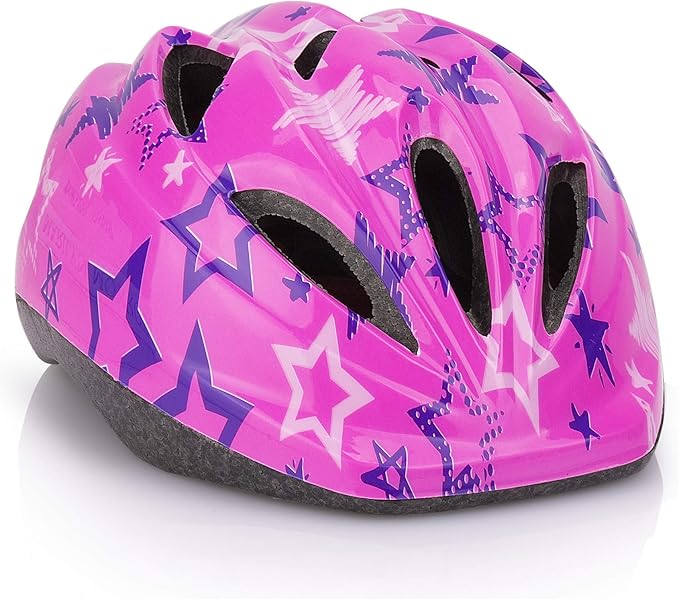 Kid Bicycle Helmets, LX LERMX Kids Bike Helmet Ages 3-5/5-14 Adjustable from Toddler to Youth Size, Durable Kids Bike Helmet with Fun Designs for Boys and Girls-CubbioJoy