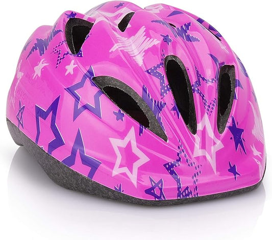 Kid Bicycle Helmets, LX LERMX Kids Bike Helmet Ages 3-5/5-14 Adjustable from Toddler to Youth Size, Durable Kids Bike Helmet with Fun Designs for Boys and Girls-CubbioJoy