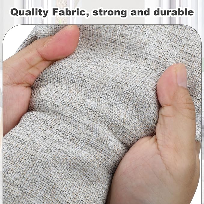 75 Quarts Extra Large Decorative Storage Bins with Lids, 3 Packs Beige Collapsible Storage Bins with Lids, Stackable Storage Bins Decorative Box Storage With Lid Extra Large-CubbioJoy