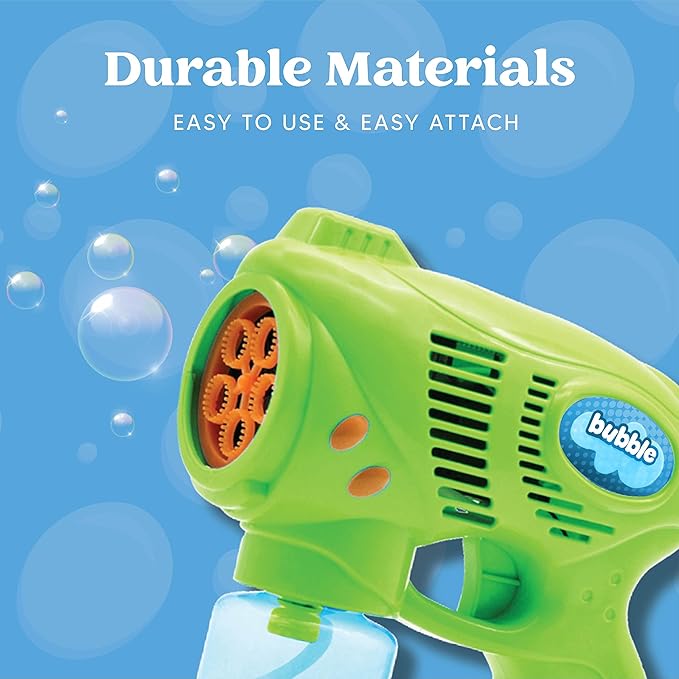 JOYIN 2 Kids Bubble Gun with 2 Bottles Refill Solution, Bubble Machine Gun for Toddlers 1-3 Kids 4-8, Party Favors, Summer Toy, Outdoors, Easter, Birthday Gift-CubbioJoy