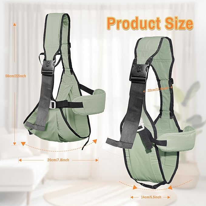 Baby Carrier Newborn to Toddler,Adjustable Baby Sling Carrier,Comfortable and Lightweight Toddler Carrier for 25-60 lbs,Ideal for Shopping Travelling-CubbioJoy