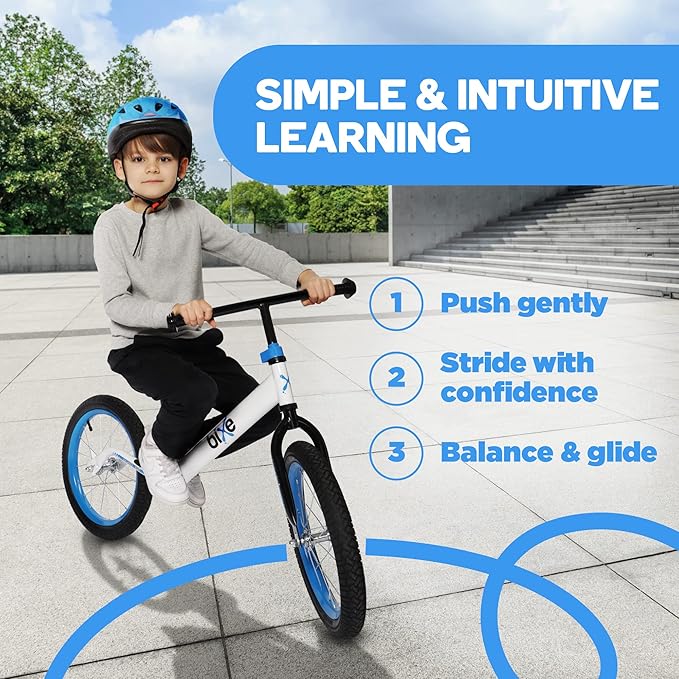 Balance Bike: for Big Kids Aged 4, 5, 6, 7, 8 and 9 Years Old - No Pedal Sport Training Bicycle | 16inch Wheel-CubbioJoy