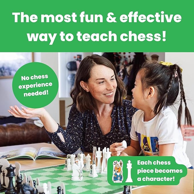 Chess Sets for Kids, Kids Chess Set, Chess Game Toddlers, Learning Games for Kids, Chess Sets for Boys & Girls-CubbioJoy
