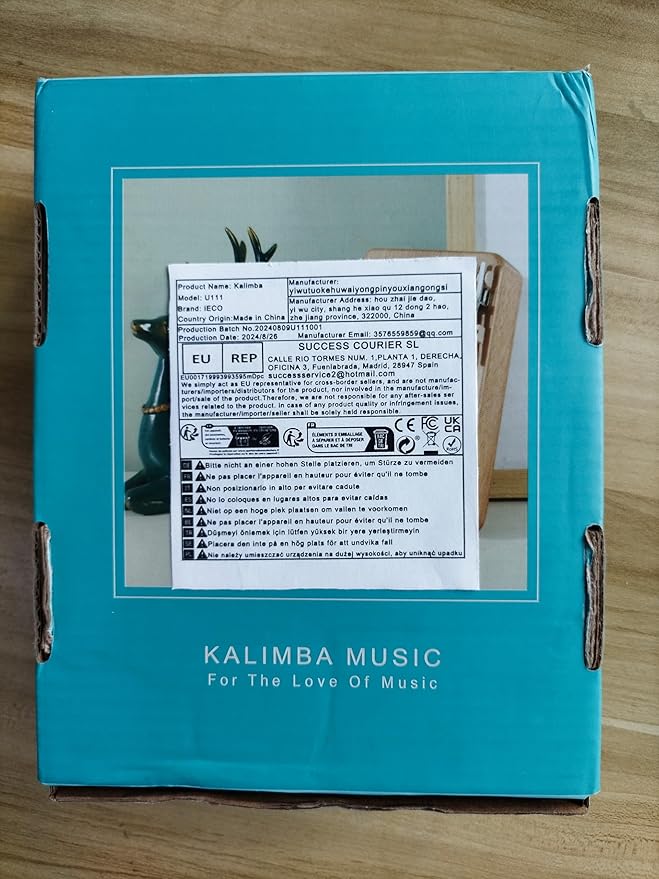 Kalimba Thumb Piano 17 Keys Portable Finger Piano Marimba Music Gifts for Adults Kids-CubbioJoy