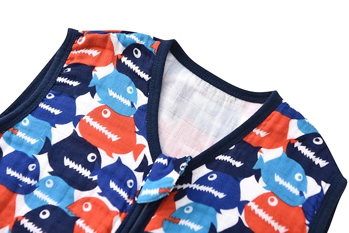 Baby Sleep Sack 2-4 T Boys & Girls Wearable Blanket 100% Organic Cotton 0.5 TOG Toddler Sleeping Sack 2- Way Zipper X-Large-CubbioJoy