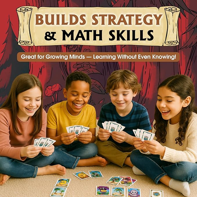 Detectorist Rummy Playing Card Game Set for Kids and Adults – Fun Strategy Card Game for Family Game Night – Ages 7+ – Easy to Learn, Enhances Math & Thinking Skills – Great Gift or Stocking Stuffer-CubbioJoy