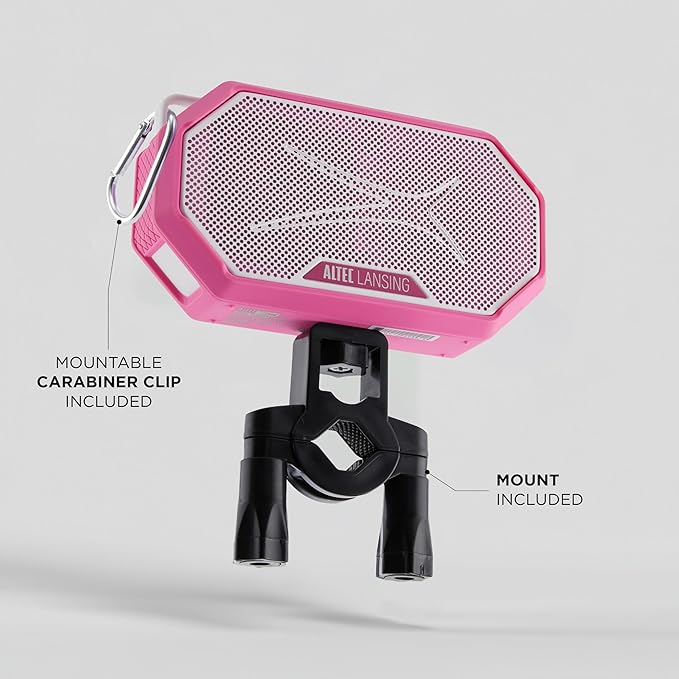 Altec Lansing Portable Bluetooth Speaker HYDRAMINI 2.0, IP67 Waterproof, Portable Speaker, 12h Playtime, Wireless Pairing, USB-C Quick Charge, Magnetic Bluetooth, Voice Assistant Integration-CubbioJoy