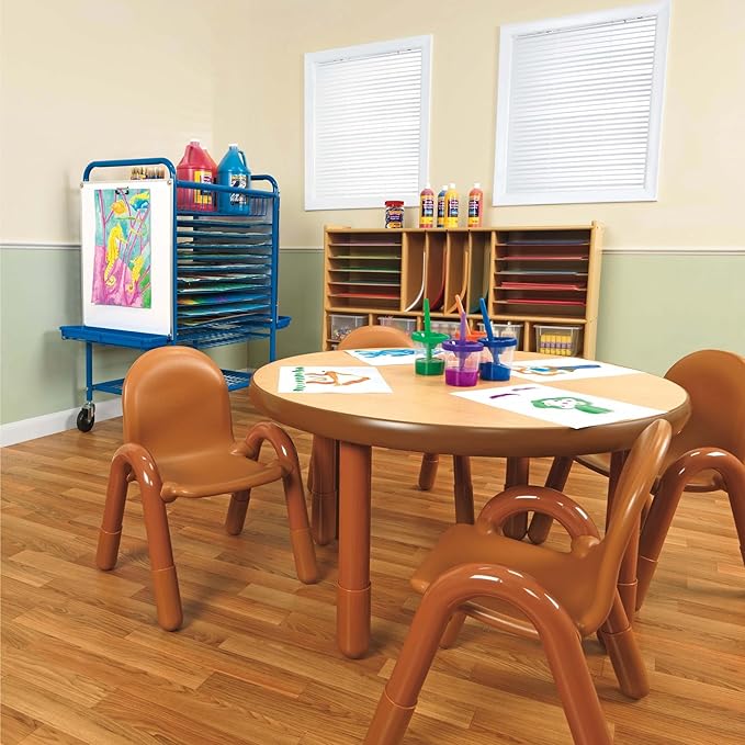 Angeles Value Line Multi-Section Storage, Classroom Shelves and Daycare Furniture, Construction Paper Organizer, 48" L x 12" W x 36" H-CubbioJoy