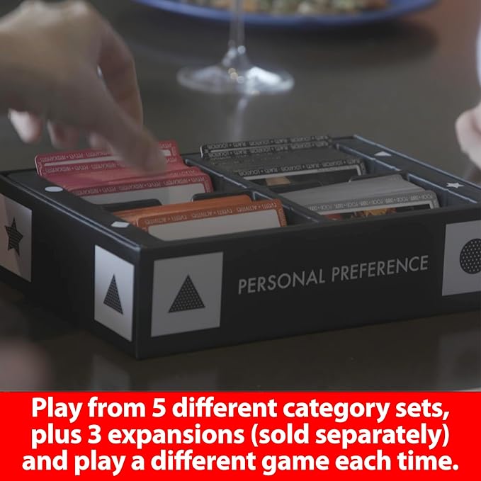 Board Game - The Original Preference Ranking Family Party Game from The 1980s, with 750 All New Cards, 'How Well Do You Really Know Each Other', 2-12 Players (Updated Edition)-CubbioJoy