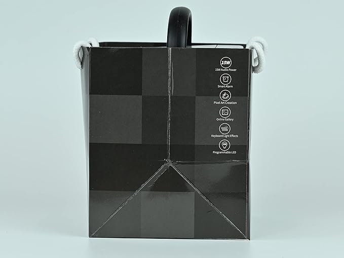 Divoom Ditoo Retro Pixel Art Game Bluetooth Speaker with 16X16 LED App Controlled Front Screen (Black)-CubbioJoy