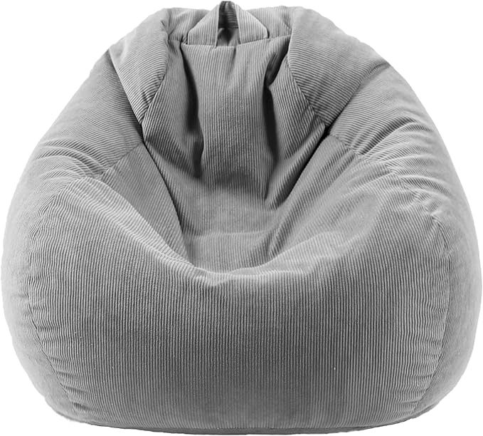 Bean Bag Chairs for Kids Chair Round Sofa Memory Foam Filling Reading Gaming Sofa for Living Room Bedroom-CubbioJoy