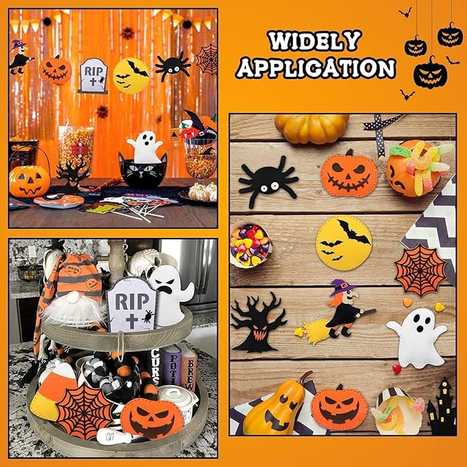 CiyvoLyeen Halloween Craft Kit Kids DIY Crafting and Sewing Set HalloweenStuffed Animal Felt Plushie for Girls and Boys Educational Beginners Sewing Set Sewing Kits for Kids Age 8 9 10 11 12-CubbioJoy