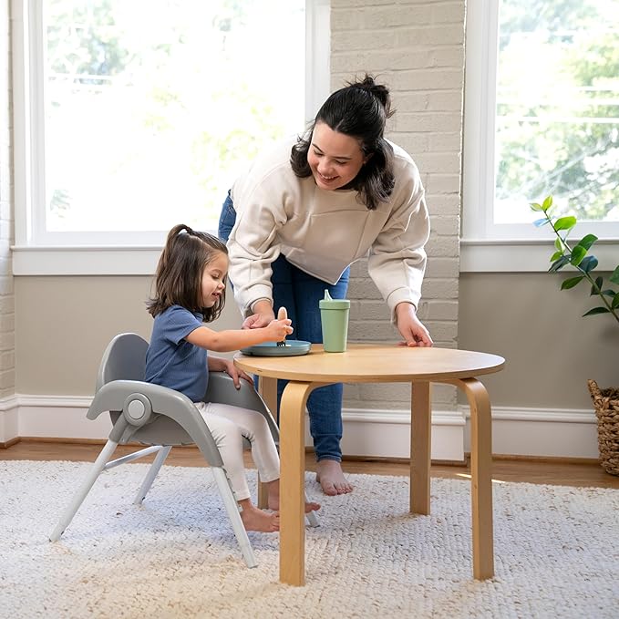 Ingenuity Trio Foldaway 6-in-1 Baby High Chair, 6 Ways to Use, Toddler Chair, Foldable Legs, 6M-5Y - Endless Blooms-CubbioJoy