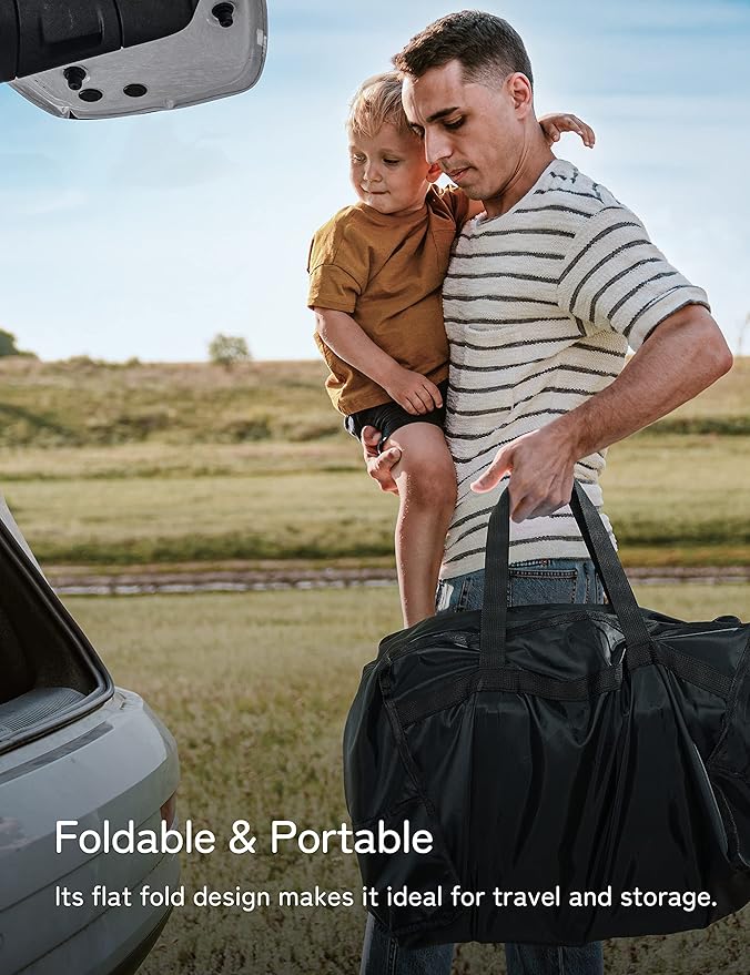 besrey Baby Backpack Carrier, Toddler Hiking Backpack with Safety 3-Height Seat, Adjustable Straps&Waist Belt, Foldable Frame Lightweight Large Capacity Child Carrier for Hiking (Army Green)-CubbioJoy