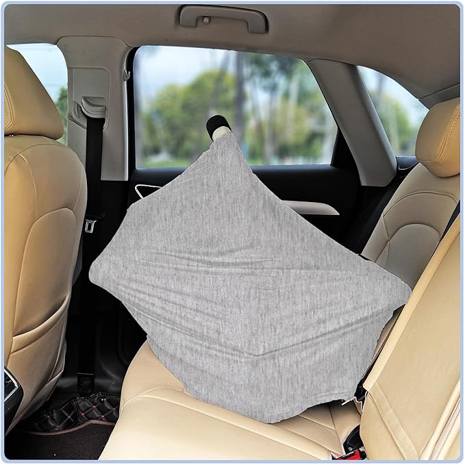 Car Seat Covers Baby - Multi-use Cover Carseat Canopy, Breathable Breastfeeding Cover, Car Seat Covers for Bbies, Boys & Girls Shower Gifts (Knit Grey)-CubbioJoy