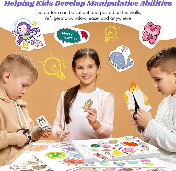 Drawing Paper, 9" x 12" Craft Art Paper, 65 Sheets (68lb/100gsm) Artist Sketching Drawing Easel Poster Paper Bulk, Art Supplies for Kids Adults, Arts & Crafts, White Construction Coloring-CubbioJoy