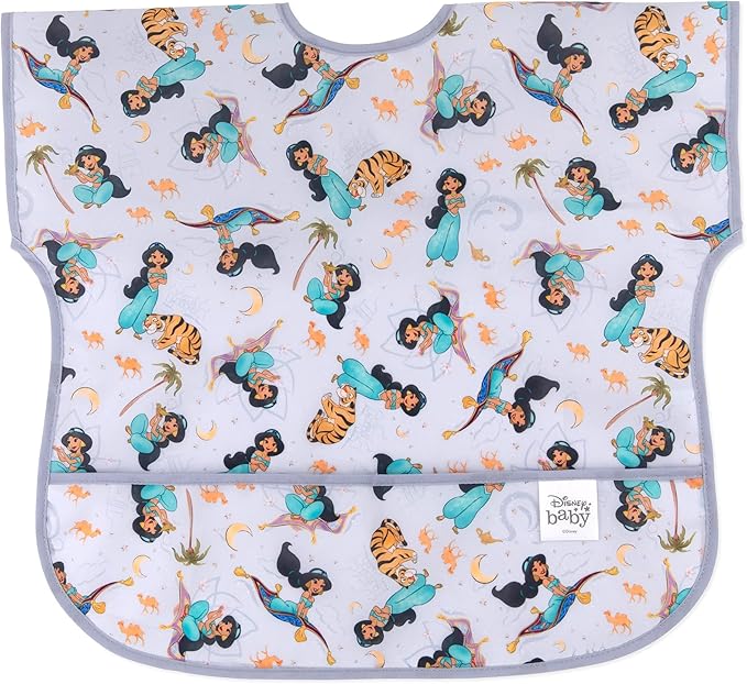 Bumkins Bibs - Toddler Bibs, Waterproof, Large for 1-3 Years, Short Sleeve-CubbioJoy