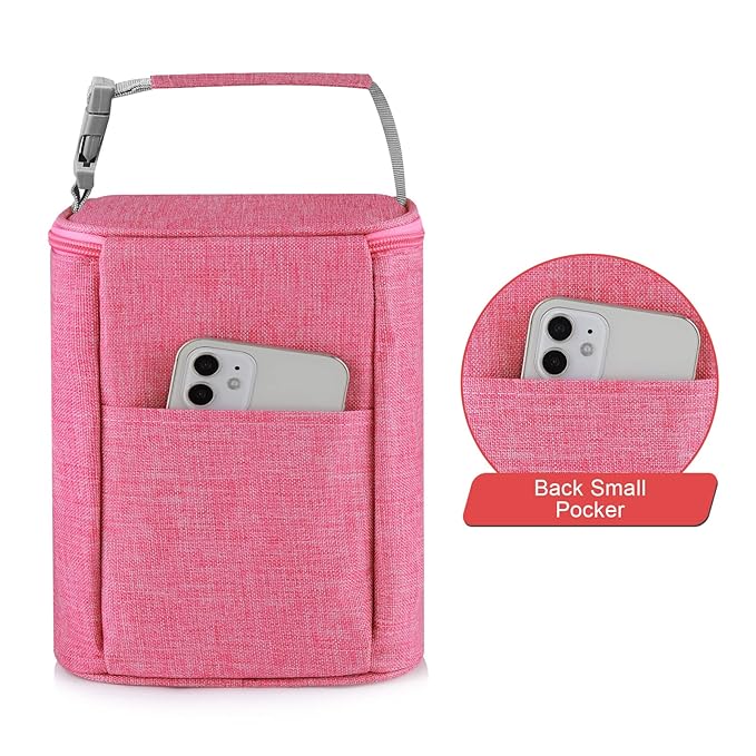 Accmor Breastmilk Cooler Bag, Baby Bottle Cooler Bags, Insulated Tote Bags On The Go, Fits 4 Large 8oz Bottles, for Nursing Mom Daycare Travel-CubbioJoy