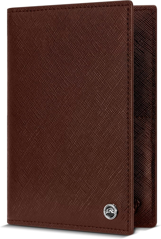 2 Passport Holder - Travel Essentials, RFID Blocking Wallet Credit Card Organiser, Plain Accessories Slim Cover For Men & Women-CubbioJoy