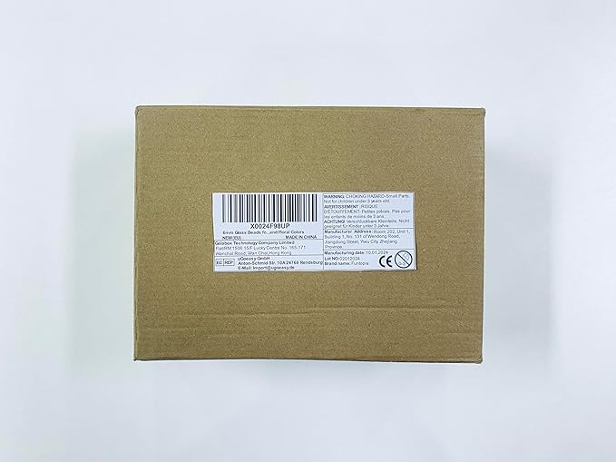 6mm Glass Beads for Bracelets, 2700pcs 70 Colors Crackle Glass Beads for Jewelry Making, Funtopia Round Crystal Beads for DIY Necklace Crafts with Spacer Beads, Solid and Floral Colors-CubbioJoy