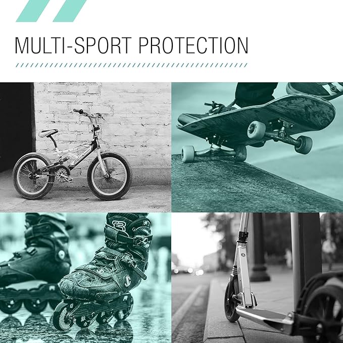 80Six Kids Multi-Sport Pad Set with Wristguards, Elbow Pads, and Knee Pads, Designed by Industry Leading Brand Triple 8-CubbioJoy