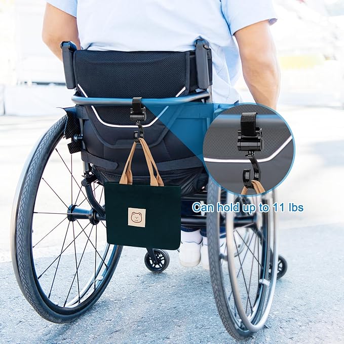 Accmor Universal Cup Holder with Hook, Stroller Cup Holder with Phone Holder, 360° Rotatable Large Caliber Designed Bottle Holder for Stroller, Bike, Wheelchair, Walker, Scooter-CubbioJoy