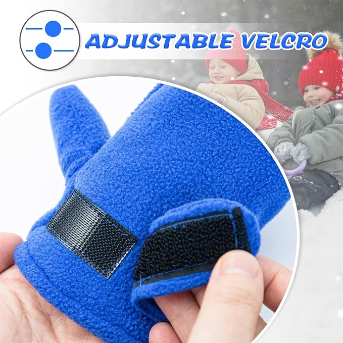 BAVST Baby Toddler Winter Mittens Girls Warm Fleece Lined Gloves Kids Sherpa Lined Mittens for Boys-CubbioJoy