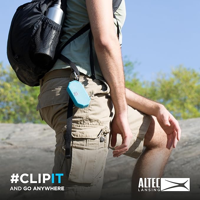 Altec Lansing Mini H2O - Waterproof Bluetooth Speaker, IP67 Certified & Floats in Water, Compact & Portable Speaker for Hiking, Camping, Pool, and Beach-CubbioJoy