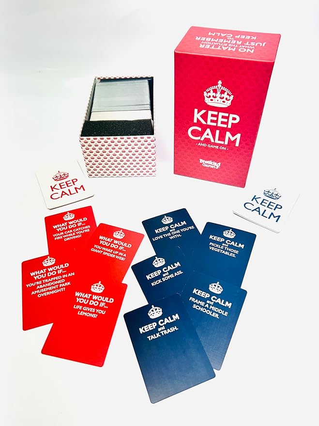Keep Calm - Hilarious Party Game for Friends and Family - Ideal for Game Night - Ages 17+, 3-8 Players-CubbioJoy