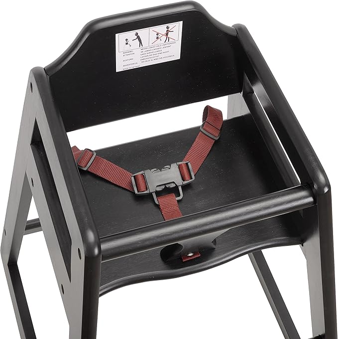 Baby Highchairs, Durable Dining Feeding Chair with Steps, High Chairs for Babies and Toddlers, Seating Ready-to-Assemble Restaurant Wood High Chair, Wooden High Chair (Highchair/Booster/Chair)-CubbioJoy