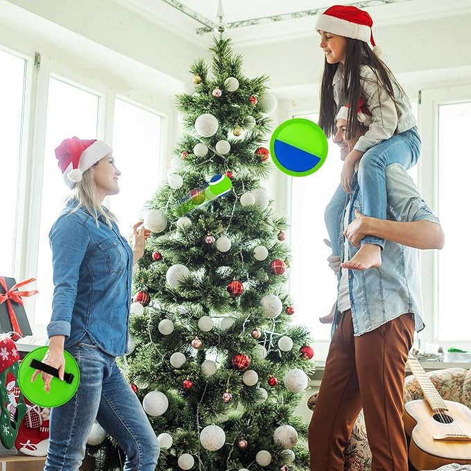 Ayeboovi Toss and Catch Ball Set Outdoor Yard Beach Pool Toys Games for Kids Family Sports 8 Paddles 4 Balls for Toddlers Boys Girls Ages 3-12 Boys Girls Birthday Gift-CubbioJoy