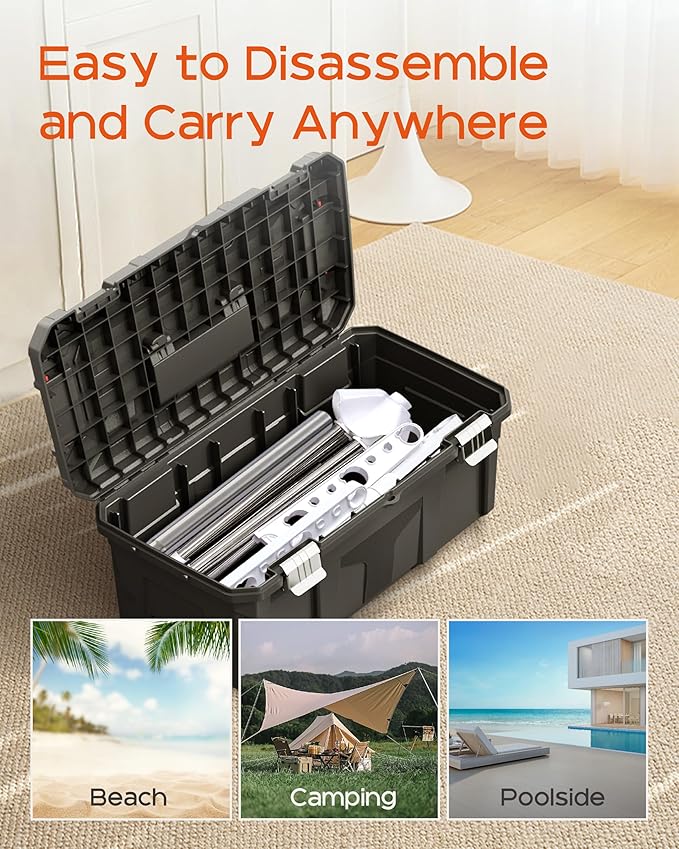 Clothes Drying Rack Foldable, 70.9 inch Tripod Drying Rack for 35 Pieces of Clothes, with Height-Adjustable Rotatable Clothes Rails, Space Saving, Stainless Steel, White and Silver CDR005W01-CubbioJoy