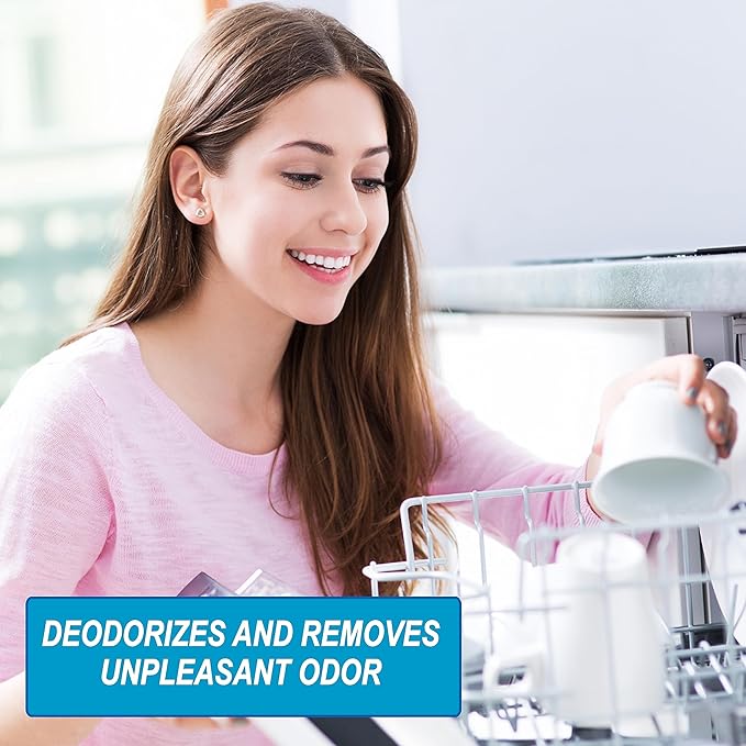 Air Jungles Dishwasher Cleaner Tablets 24 Count, Fragrance Free, Deep Cleaning Descaler Pods, Clean Dishwasher Machine, Remove Limescale, Hard Water, Calcium, Odor, 12 Month Supply-CubbioJoy