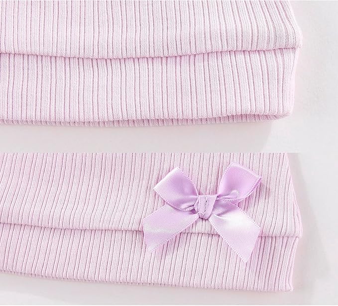 Baby Hat and Mittens Set Cotton Newborn Baby Hats Caps for Boys and Girls, 0-6 Months-CubbioJoy