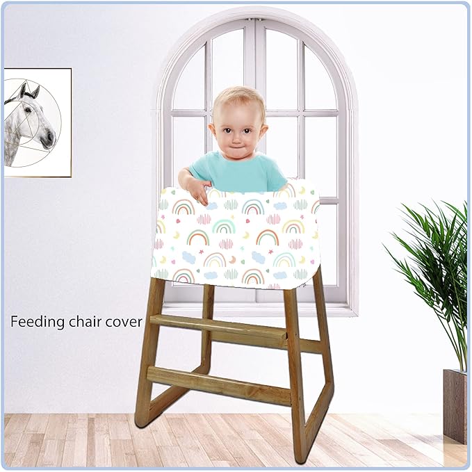 Car Seat Covers for Babies - Multi- use Nursing Carseat Canopy, Breastfeeding Covers, Baby Shower Gifts for Boys and Girls (Rainbow)-CubbioJoy