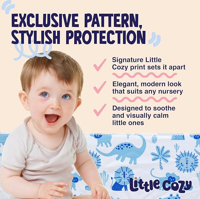 Crib Tent to Keep Baby from Climbing Out – Pop Up Crib Net Canopy with Strong Breathable Mesh, Double Auto-Lock Zippers & Durable Frame – Easy Install Baby Safety Cover for Standard Cribs-CubbioJoy