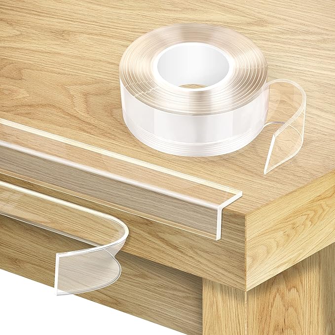 Corner Protectors Baby Proofing,Clear Corner Protector,Soft Edge Protector 6.6ft(2M) Corner Guards Furniture Corner&Edge Safety Bumpers with Upgraded Strong Adhesive for Furniture&Sharp Corners-CubbioJoy