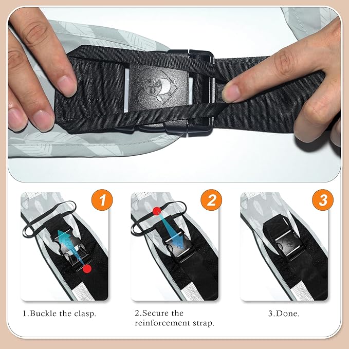 Baby Carrier Newborn to Toddler-Adjustable Baby Sling Carrier,Toddler Carrier for 25-60lbs,Comfortable Baby Sling for Hands-Free Carrying (Ash Feather)-CubbioJoy