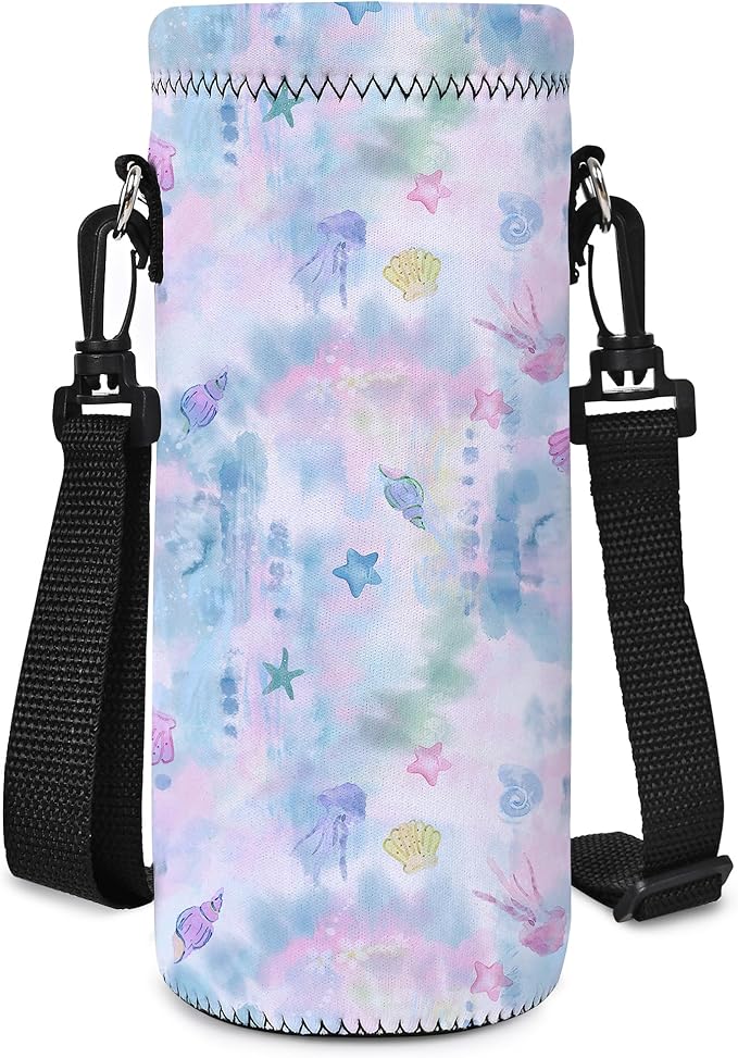 AUPET Water Bottle Bag Carrier,24oz/32oz Insulated Neoprene bottle Sling Holder Case Pouch Cover for 1000ML/750ML Bottles with Shoulder Strap for walking-CubbioJoy