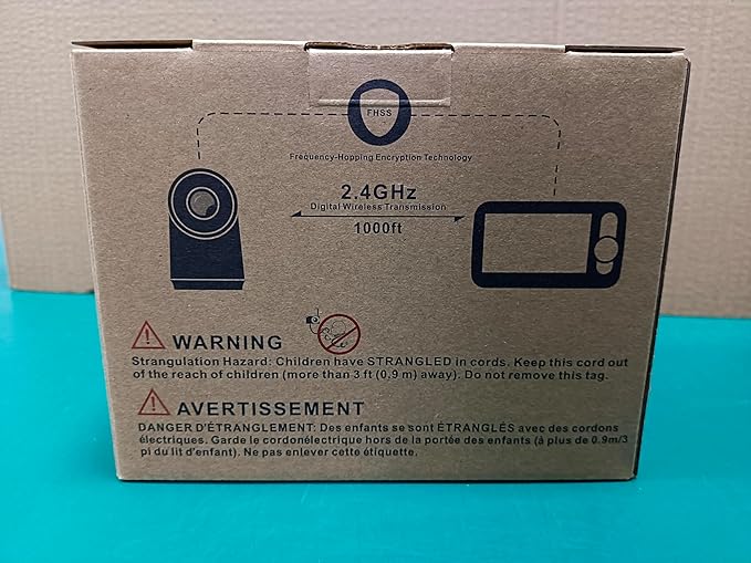 Baby Monitor with 30-Hour Battery, 5" Large Split-Screen Video Baby Monitor with Camera and Audio, 3500mAh Battery, Remote Pan/Tilt/Zoom Camera, Two-Way Talk, Night Vision, Lullabies, No WiFi-CubbioJoy