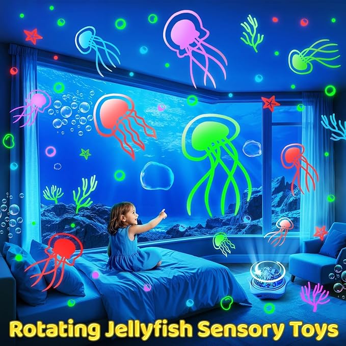 Dinosaur Toys for 3-10 Year old Boys,7-in-1 Kids Night Light Projector with 3 Films 93 Effects, Remote, Timer, 360° Rotation, Birthday Christmas Xmas Gifts Stocking Stuffers for Kids Age 3 4 5 6-CubbioJoy