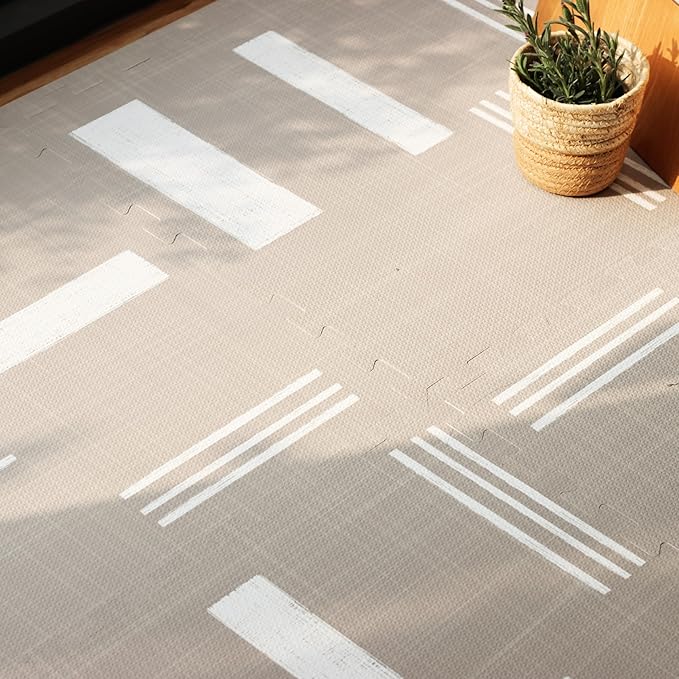 Baby Play Mats for Floor - Nira (6x6ft) - Premium EVA Foam Play Mat for Babies & Toddlers - Perfect for Tummy Time, Crawling, Playroom - Stylish & Comfortable Kids Play Mat-CubbioJoy