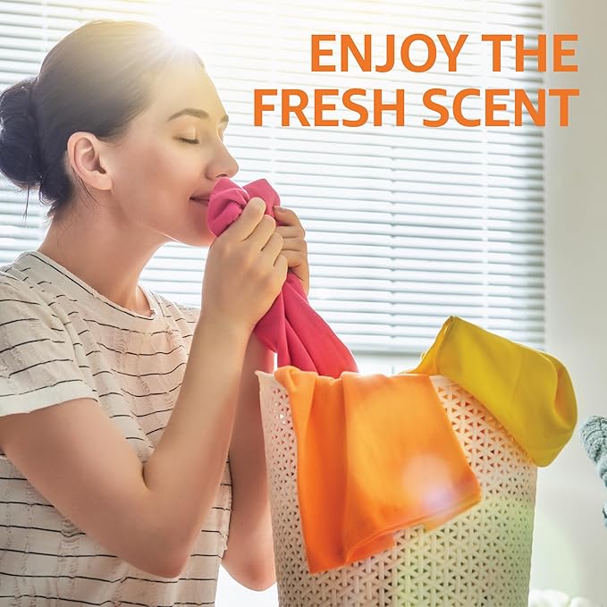 Amazon Basics Laundry Detergent Liquid, Concentrated, Fresh Scent, 110 Loads, 82.5 Fl Oz (New Packaging)-CubbioJoy